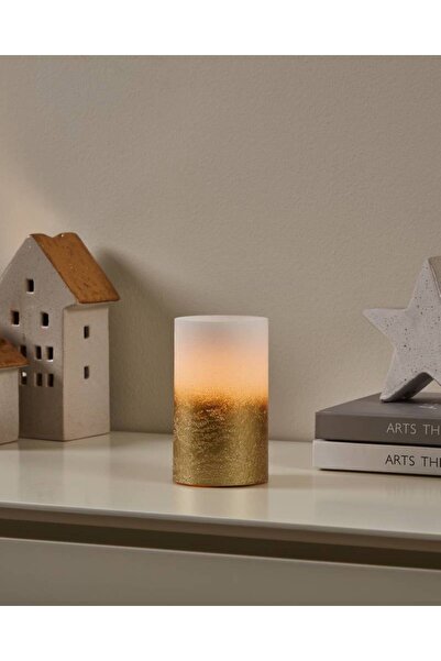 Eglo 422462 "AMBORIALA" 12,5 Cm Yüksekliğinde Led Mum Beyaz Gold