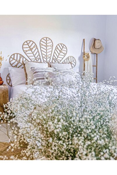 NT Handmade Akça Ağaç Yatak Başlığı - Yatak Odası için Duvar Dekoru