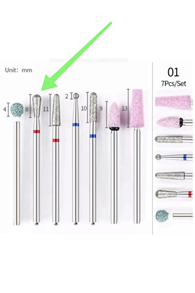 Beauty Box 1 Adet Kütikil Törpü Makinesi Ucu Üstün Kalite Paslanmaz Çelik 3/3...