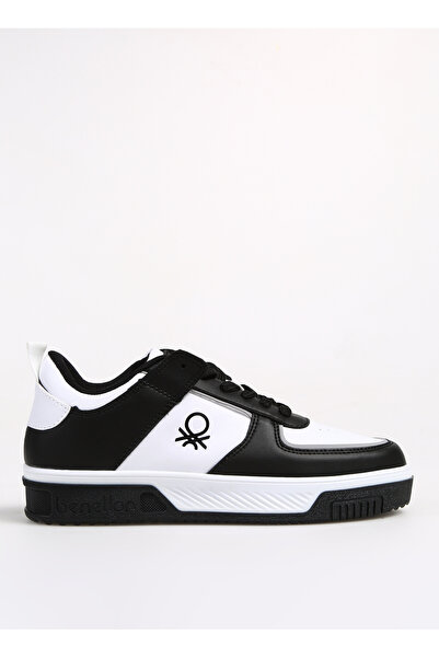 Benetton Siyah - Beyaz Kadın Sneaker BN-31086