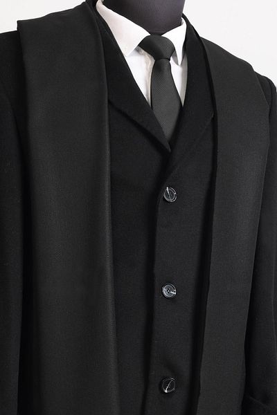 Esgue Viscose Black Plain Scarf