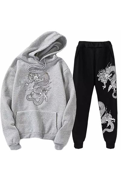nrage Digital Printed Winter UNISEX Tracksuit Set