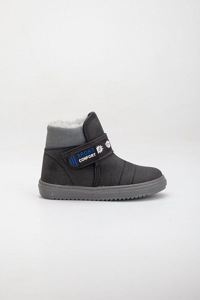 ÇOCUKLARIN HAYAL DÜNYASI Boy's Fur Lined Light Sole Orthopedic Boots