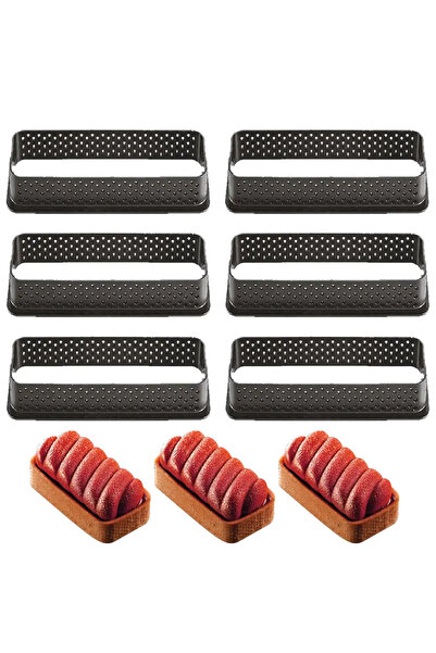 Beysa Delikli Tart Kalıbı Dikdörtgen Exoglass