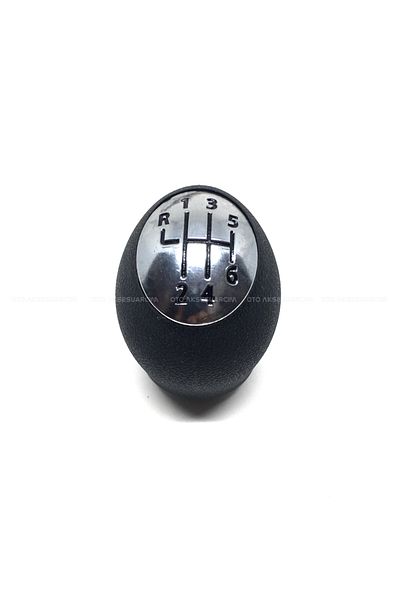 SortGarage Black Chrome Megane 3 Fluence 6 Forward Gear Shift Knob - 328650024 R