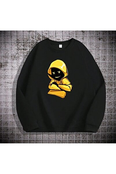 MAGORS SWEATSHIRT PENTRU COPII CU GAT CIRCULAR, 3 FĂRĂ, BUMBAC, IMPRIMAT