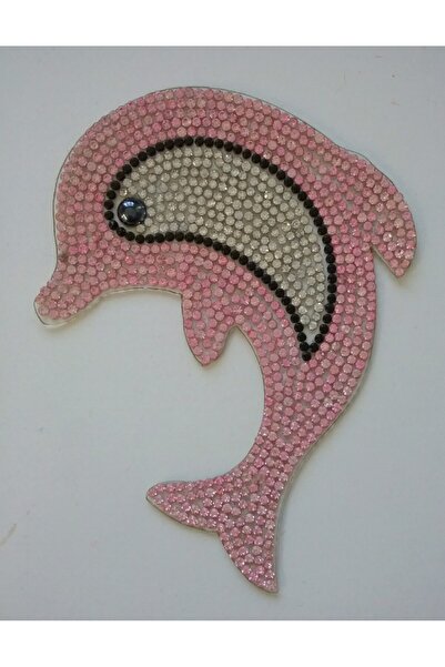 Armada تصميم دولفين مرصع بالحديد هوت فيكس (7.5 سم * 10 سم)