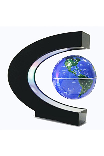 Genel Markalar Dekoratif Masa Üstü Manyetik Sihirli Dünya Küresi Havada Duran...