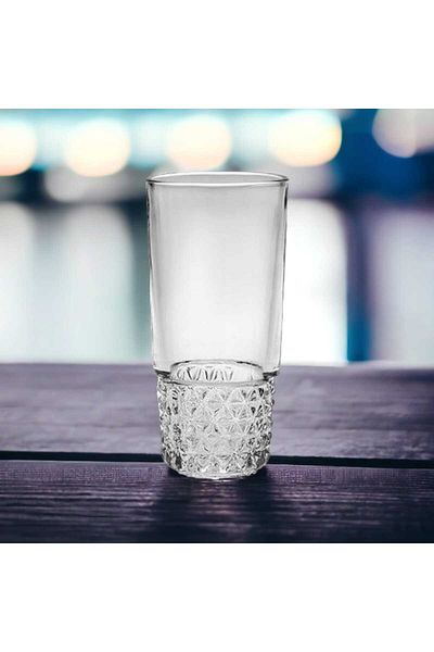 Glass In Love Crystal Stylish Soft Drink Cup 6 Pieces 280cc