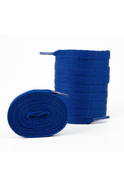 AiryFooT Sports Shoe Laces Nike, Adidas Skechers, Converse Shoe Laces 120 Cm 1 Pair Saks Blue
