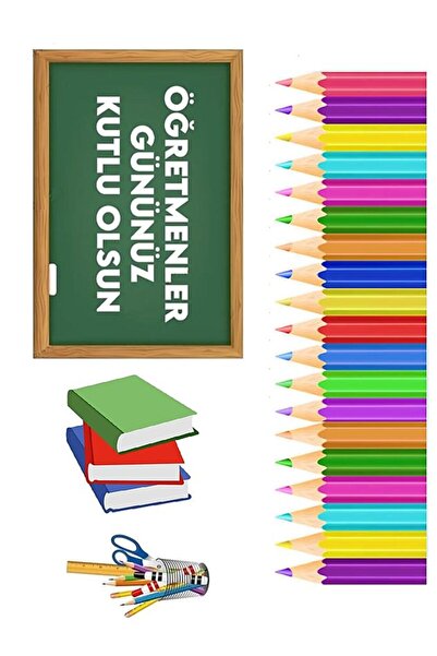 hediyehobihersey Öğretmenler Günü Şekerli Kağıda Baskı Yenilebilir Kağıt Pasta Baskısı