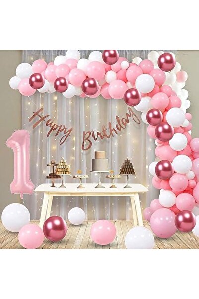 DÜVENCİ TİCARET SET BALON DE ZI DE NAȘTERE ROZ