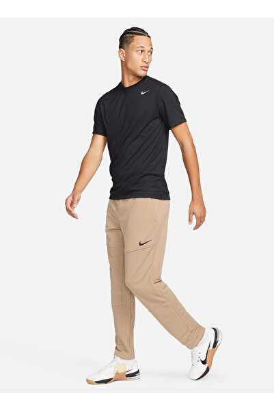 Nike Καφέ ανδρικό παντελόνι φούτερ κανονικής εφαρμογής DV9910-247 M NK NPC FLEECE