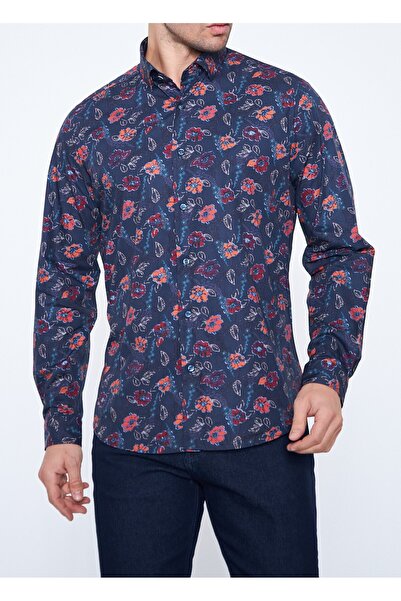 Walker London قميص رجالي قطني 100%