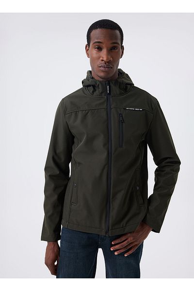 Lee Cooper Ανδρικό παλτό Khaki 241 LCM 232013 NEWNERON KHAKI