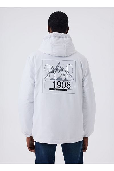 Lee Cooper White Men's Coat 241 Lcm 232012 Stay White