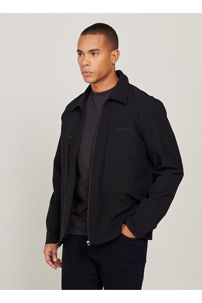 WRANGLER Pánská černá košile Regular Fit W232237001 Košile s dlouhým rukávem