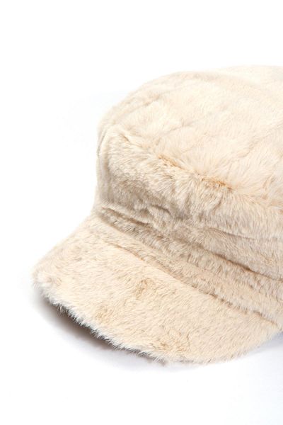 BAHELS Καπέλο Sailor Type Beige βελούδινο Teddy Beanie