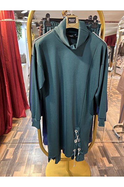 esrastyle PIRILTI EŞOFMAN TAKIMI ZÜMRÜT YEŞİL