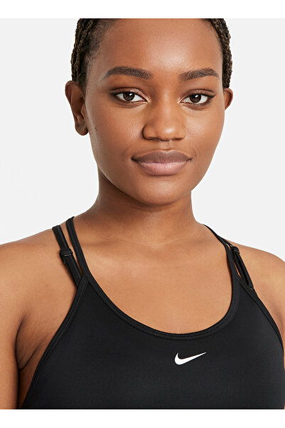 Nike Siyah - Gri - Gümüş Kadın Atlet DD4941-010 W NK ONE DF ELSTKA TANK