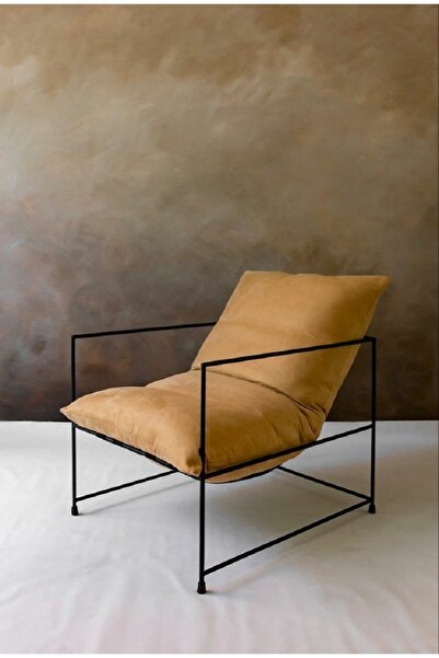 Dopa Modern Şık Görünümlü Portatif Metal İskeletli Berjer