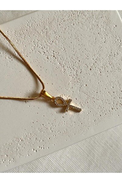Rossetto Atelier Mini Gold Ankh Choker