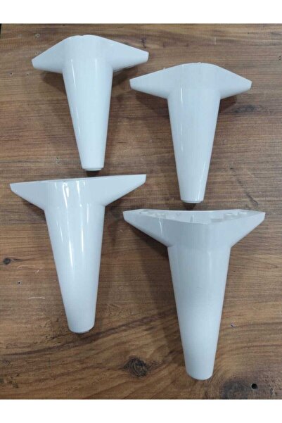 ARON (4 PCS) Zirve 15cm White Furniture Sofa TV Unit Console Dresser Cabinet Leg 15cm