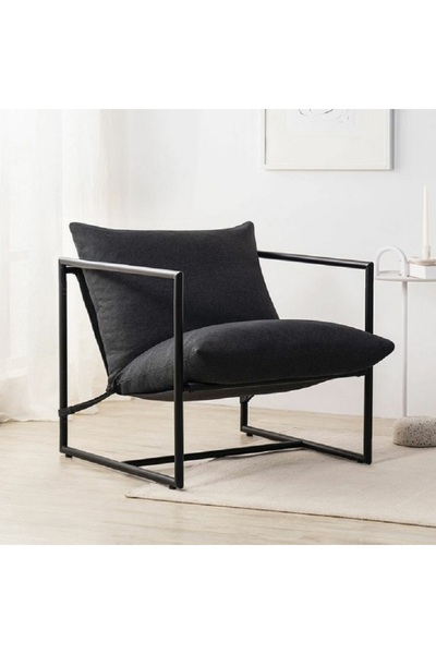 Dopa Modern Şık Görünümlü Portatif Metal İskeletli Berjer