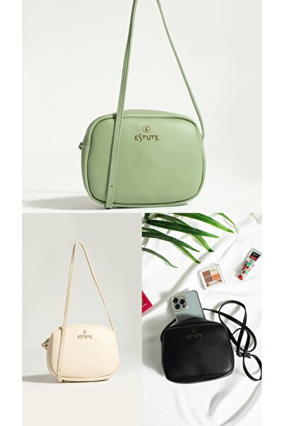 Modstore Kadın 3’lü Mini Urban Çapraz Askılı Fermuarlı Ayarlanabilir Askılı E...