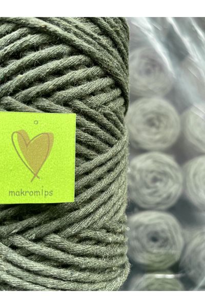 Makromİps MACROME ROPE (250 gr) SINGLE Twisted COTTON TARANABLE RAINBOW BAG SLIPPERS WITH BASKET CURTAIN SUPLA
