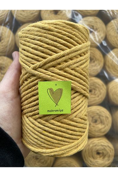 Makromİps MACROME STRING (250 gr) SINGLE STRING SCAN COTTON STRING CHANDELIER COASTER WALL DECOR