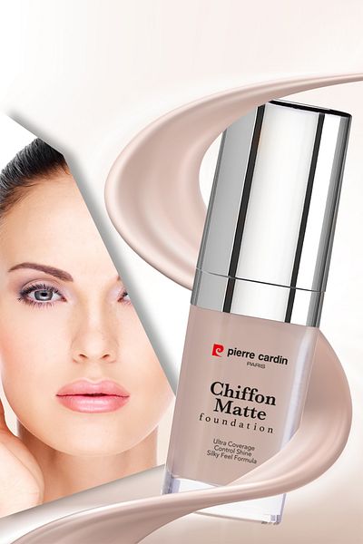 Pierre Cardin Beige Chiffon Touch Matte Look Foundation