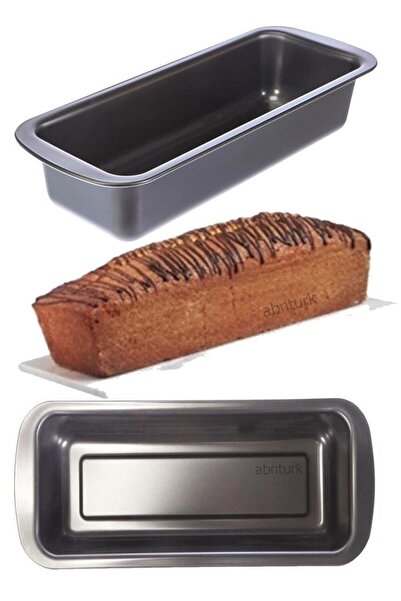 abnturk Baton Kek Pasta Pişirici Dikdörtgen Teflon Kek Kalıbı Yakmaz Yapıştır...