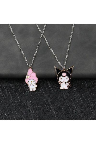 My Melody & Kuromi Slumber Party Best Friend Necklace Set | Hot Topic
