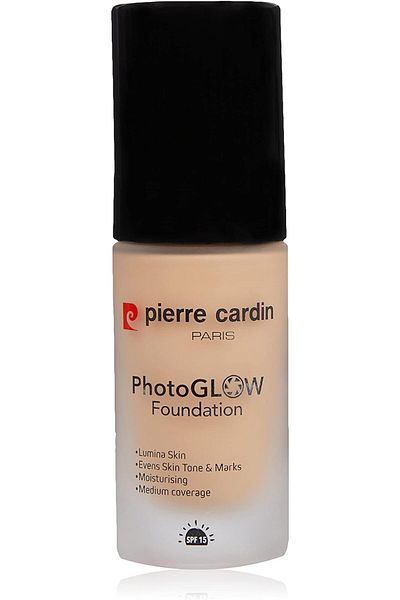 Pierre Cardin Photoglow Luminous Foundation Tawny Beige with Warm Neutral, 30 ml