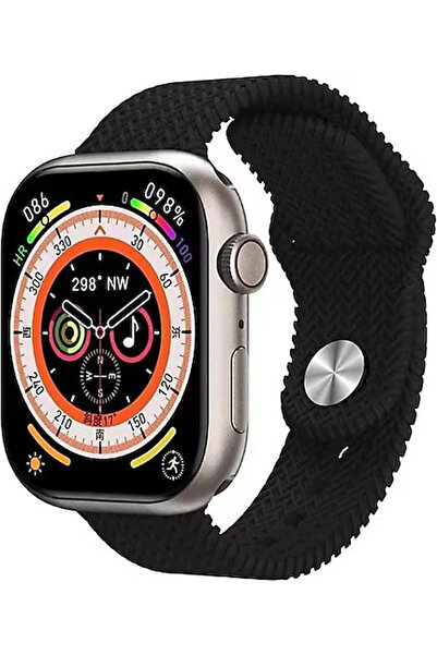 Minteliletişim Orijinal Watch 8 Hk 9 Pro 2.02 Amoled Ekran 2023 Series (2 KOR...