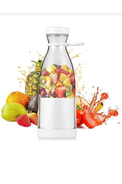 Genel Markalar el blendırı şarjlı meyve karıştırıcı 420 ml taşınabilir meyve karıştırıcı