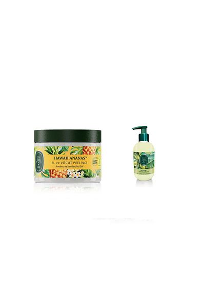 Eyüp Sabri Tuncer EYÜP SABRI TUNCER Hawaii Pineapple Peeling - 400ml, Ayvalık Olive Flower Lotion 280ml