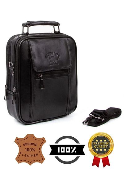 Newish Adelina 100% Genuine Leather Steel Case Hand and Shoulder Bag with Cross Strap and Phone Compartment