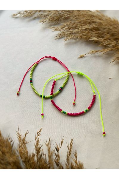 Atölye Merdiven 2-pack cherry couple bff friendship bracelet
