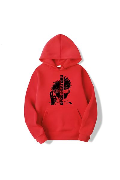 MAGORS Памучен суитшърт с качулка и дълъг ръкав с щампа Харакую SVART WEAR