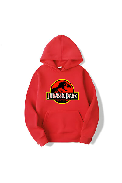 MAGORS SVART WEAR Jurassic Park Štampano Pamuk lu Dukserica sa kapuljačom i d...