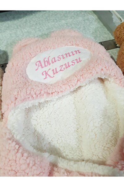 bebek_iklimi Iç Dış Welsoft Kundak Battaniye (NAKIŞLI İSİM YAZDIRMA) Ayaklı M...
