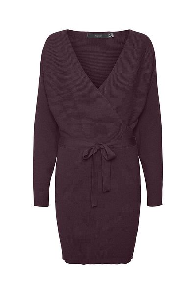 Vero Moda Strickkleid VMHOLLYREM LS V-NECK DRESS GA NOOS TLL