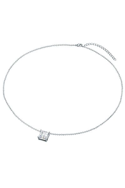 Lulu & Jane Set mit Kristallen von Swarovski® Set (Kette+Ohrstecker)
 verziert mit Kristallen von Swarovski® we