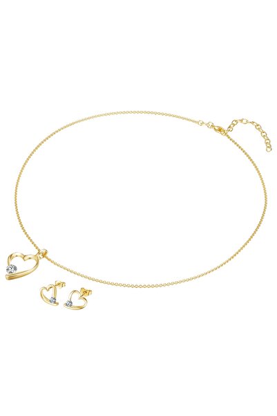 Rafaela Donata Set mit Kristallen von Swarovski® Set (Kette+Ohrringe)
verziert mit Kristallen von Swarovski® weiß