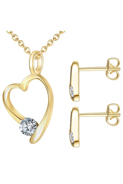 Rafaela Donata Set mit Kristallen von Swarovski® Set (Kette+Ohrringe)
verziert mit Kristallen von Swarovski® weiß