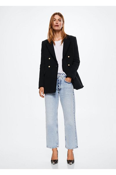 MANGO Woman Women's Black Jacket37994391