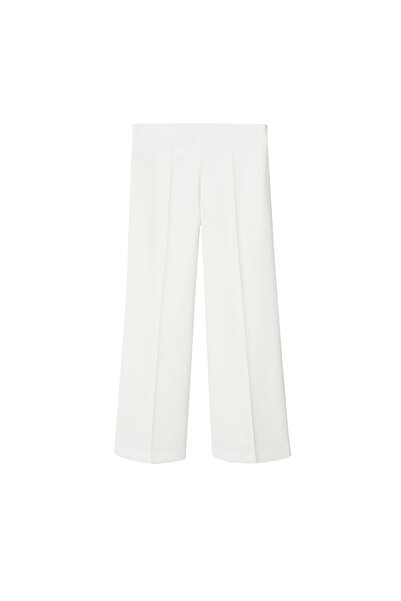 MANGO Woman Kadın Natürel Pantolon