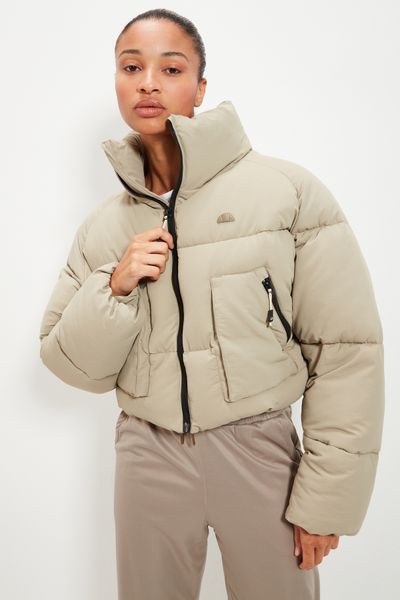 ELLESSE Lompard Womens Puffer Jacket Padded Quilted Hooded Winter Coat Hood  Top | eBay